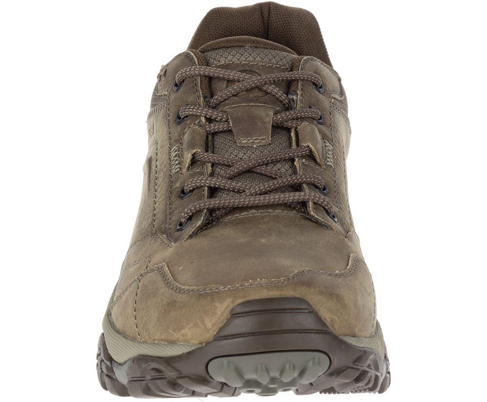 Buty Sportowe Merrell Męskie Oliwkowe - Moab Adventure Lace Wide Width - 794851-RMJ